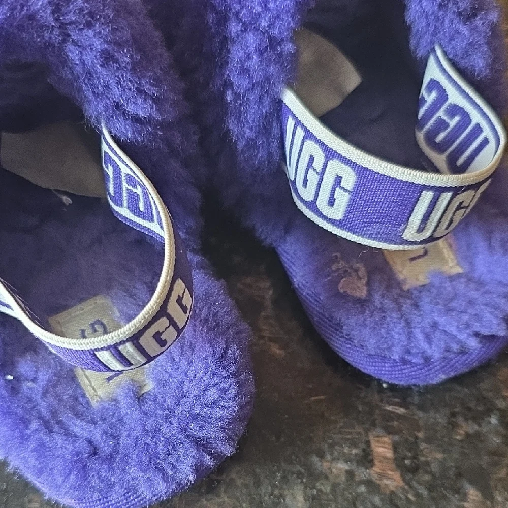 UGG Kids' Cozy Purple Slippers